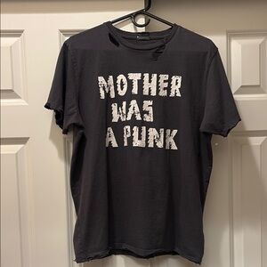 Mother Mother Was A Punk Distressed Tee.